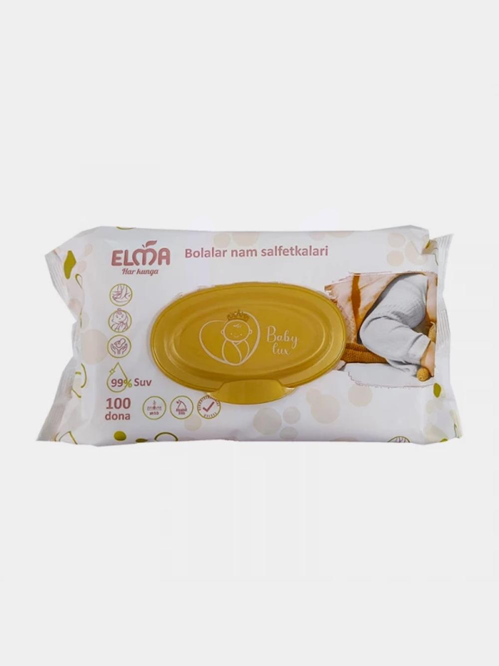 Детские влажные салфетки Elma, King Baby, 100 шт 525 1
