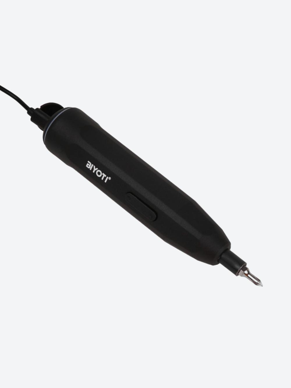 Аккумуляторная отвертка BIYOTI 3,6В с набором (35 предметов), зарядка USB, BYT-CD1005 3