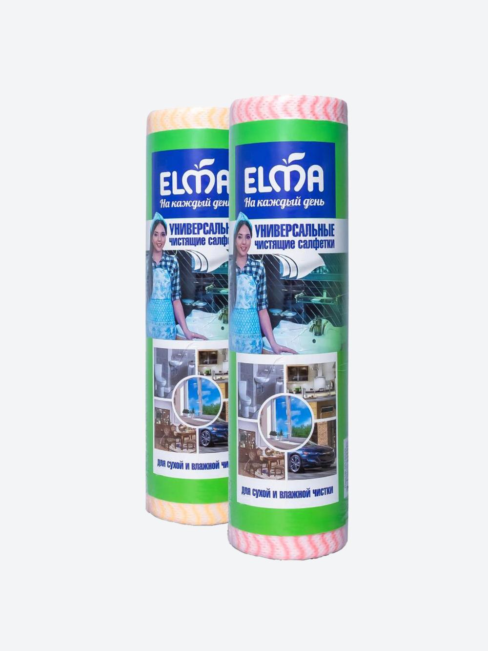 Универсальные салфетки волна Elma, в рулоне 24 штук (613) 1