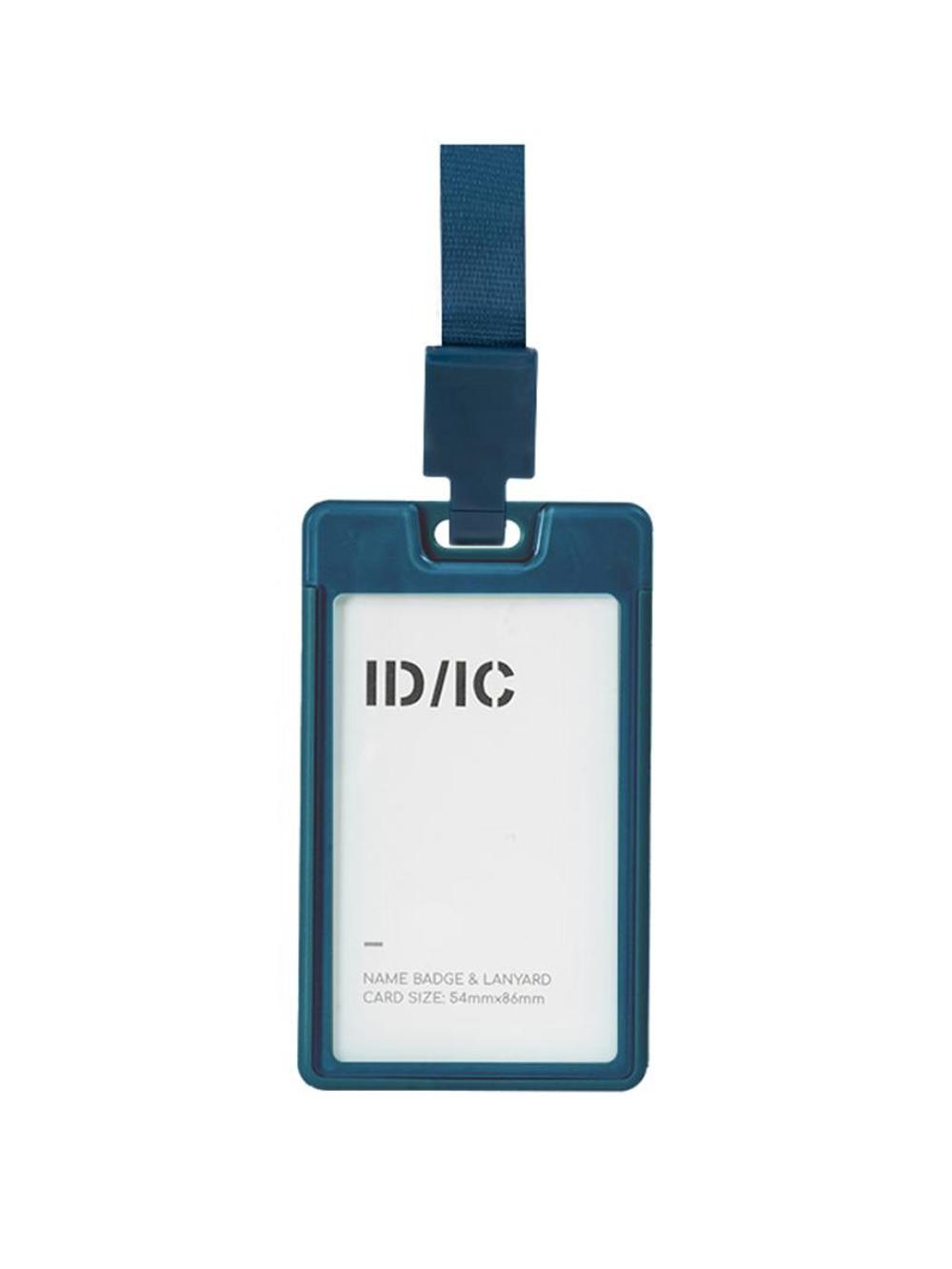 Бейдж вертикальный на ленте 62×105 мм Deli D-407-EF 2