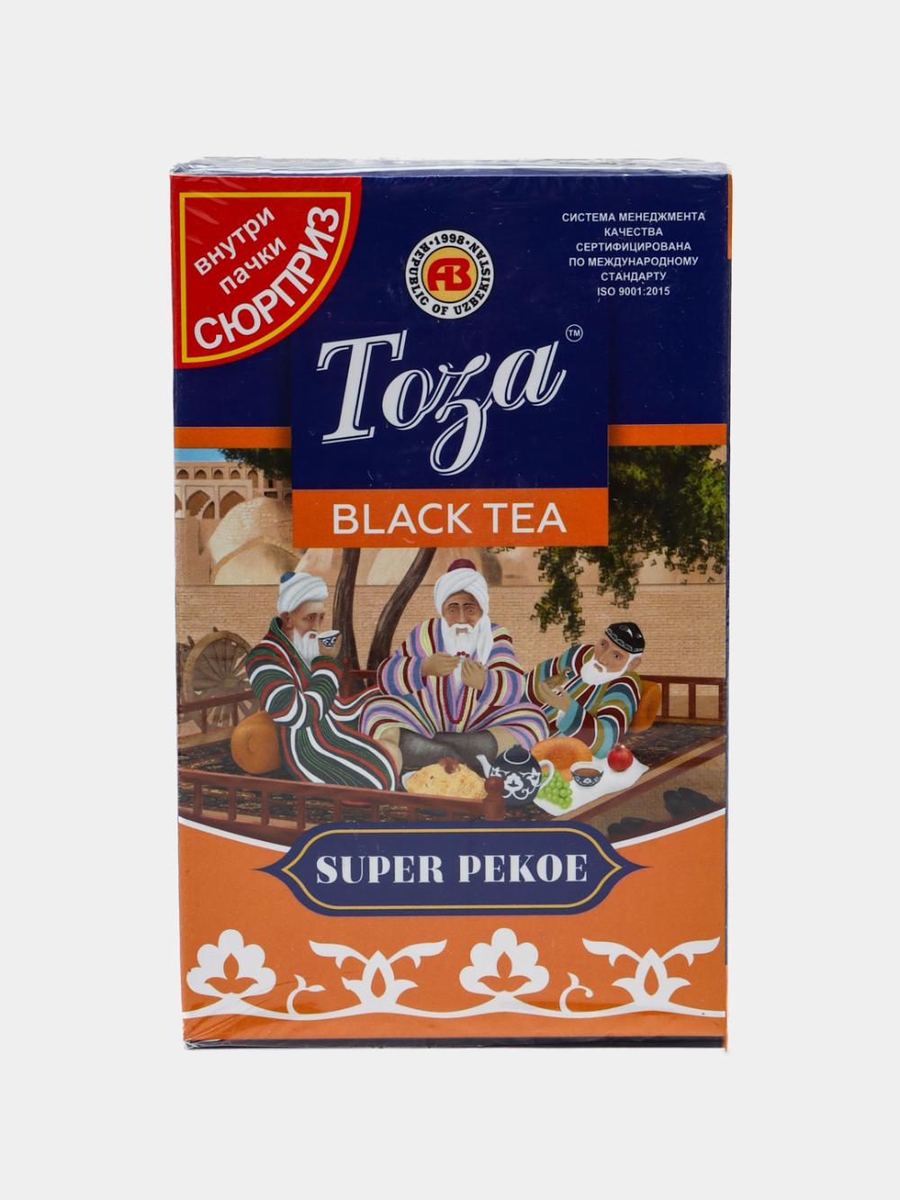 Чай Toza: Чёрный чай Цейлон Супер Пекое, 80 г 1