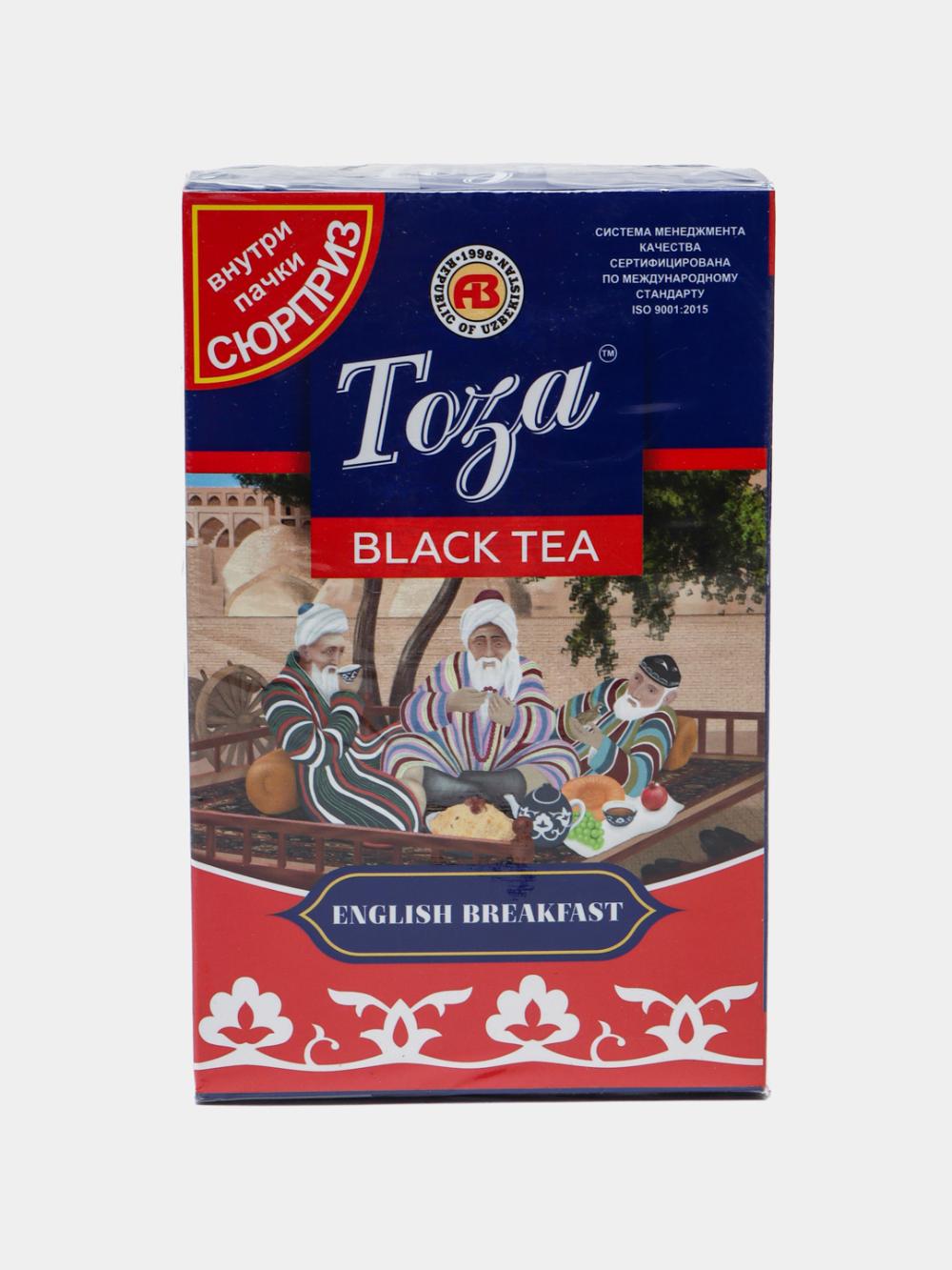 Чай Toza: Цейлонский листовой чёрный чай English Breakfast, 80 г 1