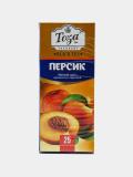 Чай Toza: Чёрный чай Тоzа персик, 25 пакетиков 2