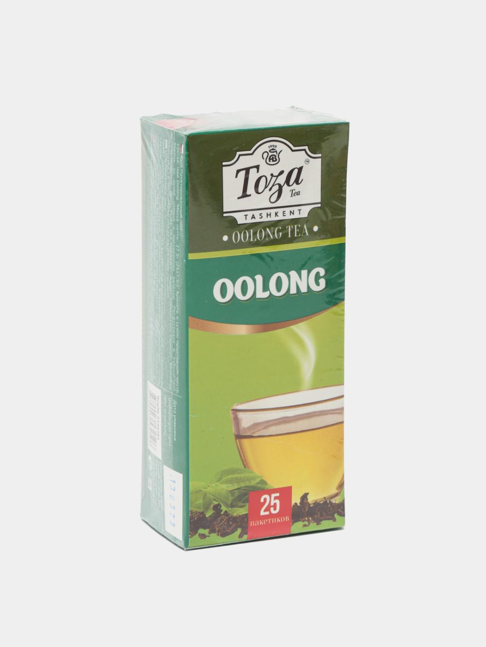 Чай Toza: Зелёный чай Toza с Улуном, пакетированный, 25 шт. 1