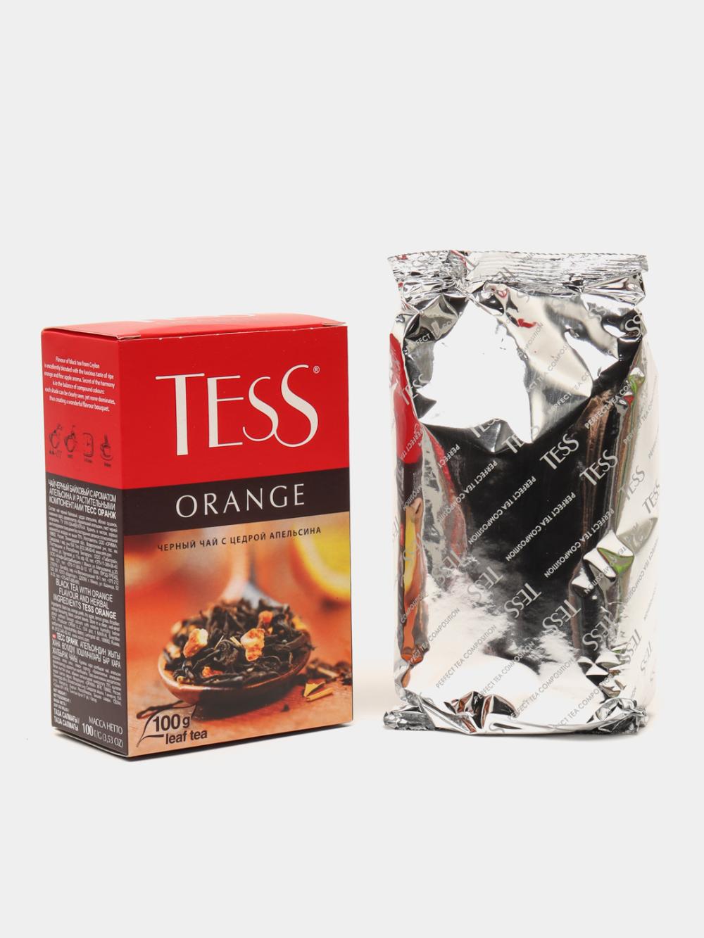 TESS qora choy ORANGE 100gr x 15 2