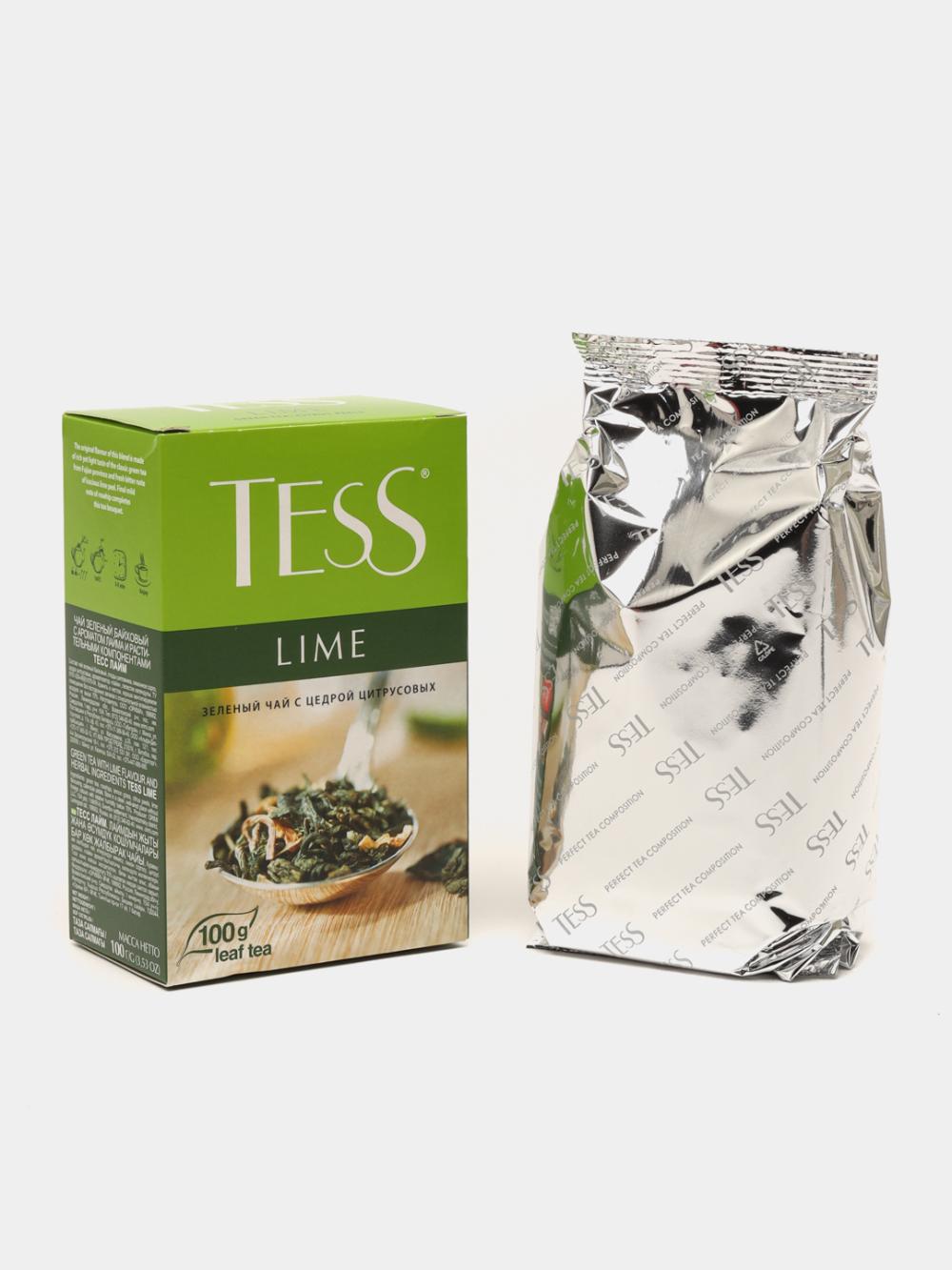 TESS ko'k choy LIME 100gr x 15 2