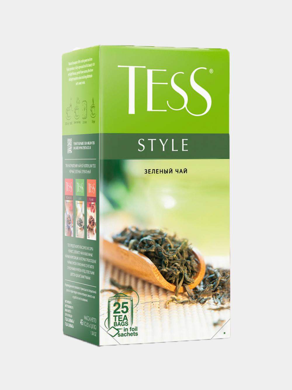 Чай зелёный TESS STYLE (1.8гр x 25 пакетиков) x 10 1