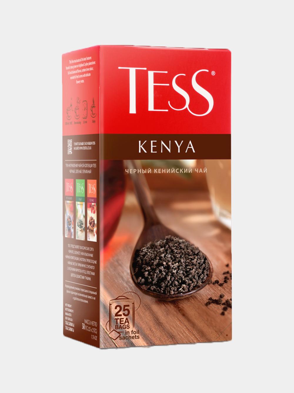 TESS qora choy KENIA (2gr x 25paket) x 10 1