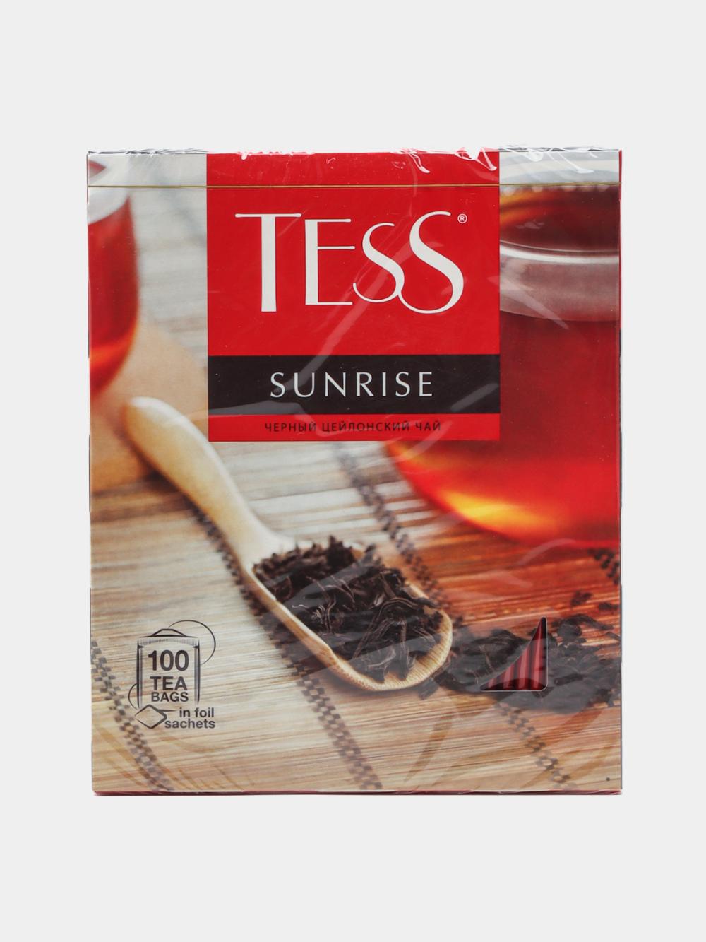Чай чёрный TESS SUNRISE (1.8гр x 100 пакетиков) x 9 1