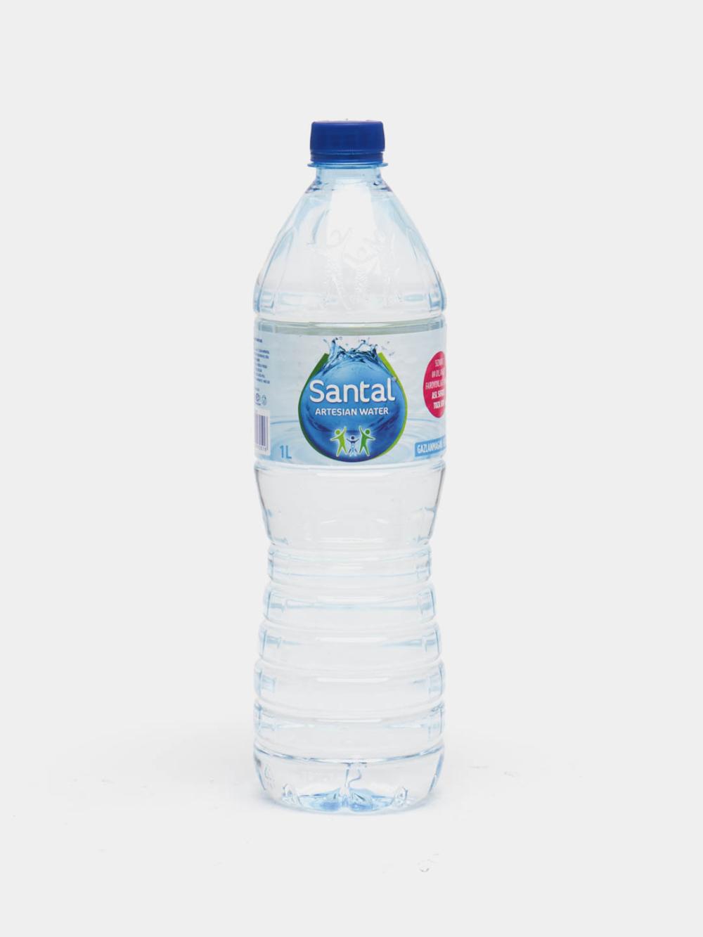 Santal негазированная вода 1 л, минимальный заказ 1 блок, в блоке 6 шт, цена указана за 1 блок, 2