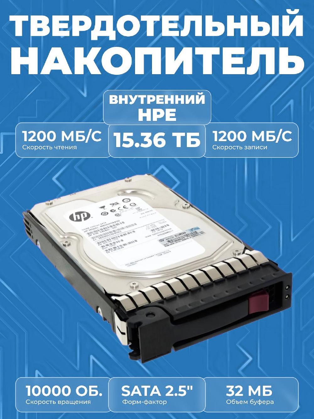 HPE 15.36TB SAS 12G Read Intensive qattiq disk SFF SC PM1643A SSD p/n P19911-B21 3
