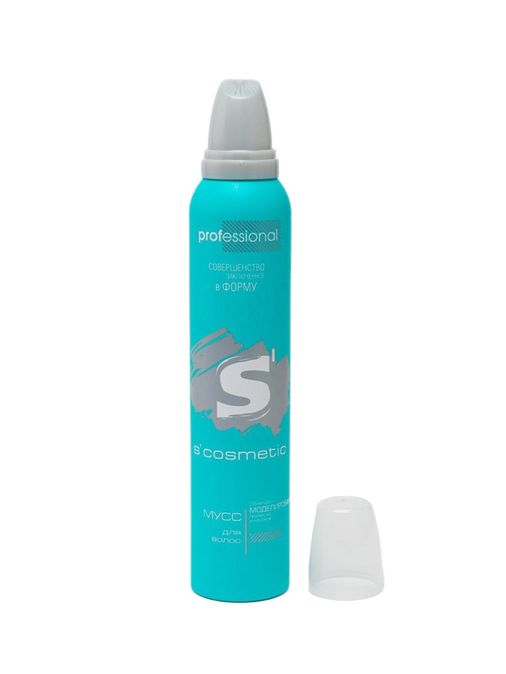 Мусс для волос S'cosmetic Объем, 200 мл 1