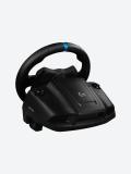 Гоночный руль и педали Logitech G923, TRUEFORCE Force Feedback + рычаг переключения передач Logitech G Driving Force - натуральная кожа, для PS5, PS4, ПК, Mac - черный 5