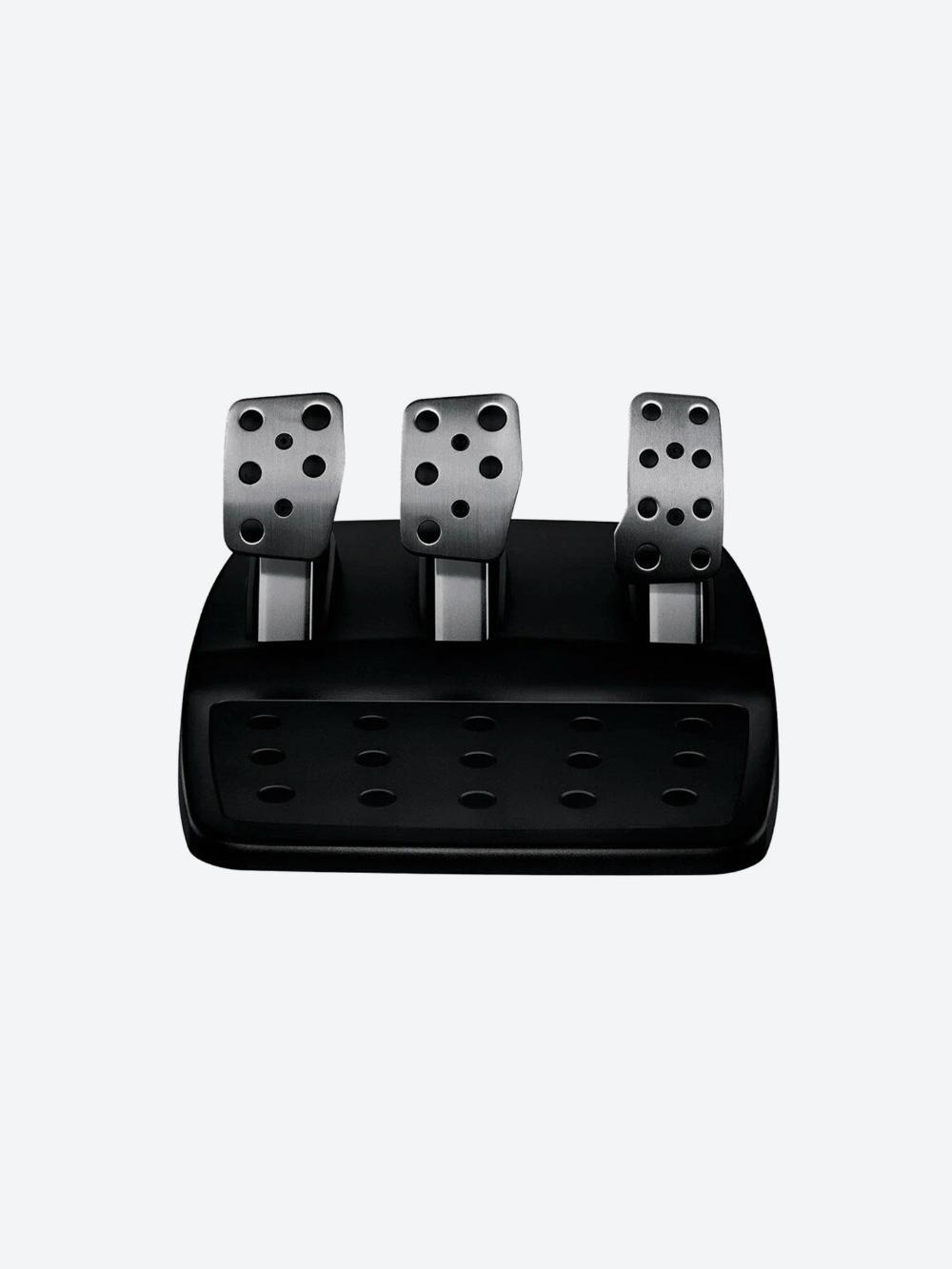 Гоночный руль и педали Logitech G923, TRUEFORCE Force Feedback + рычаг переключения передач Logitech G Driving Force - натуральная кожа, для PS5, PS4, ПК, Mac - черный 4