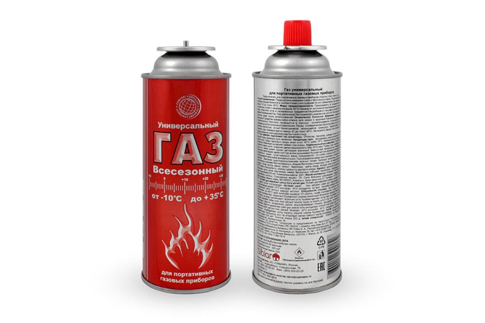 Portativ gaz jihozlari uchun universal gaz, 220 g 1