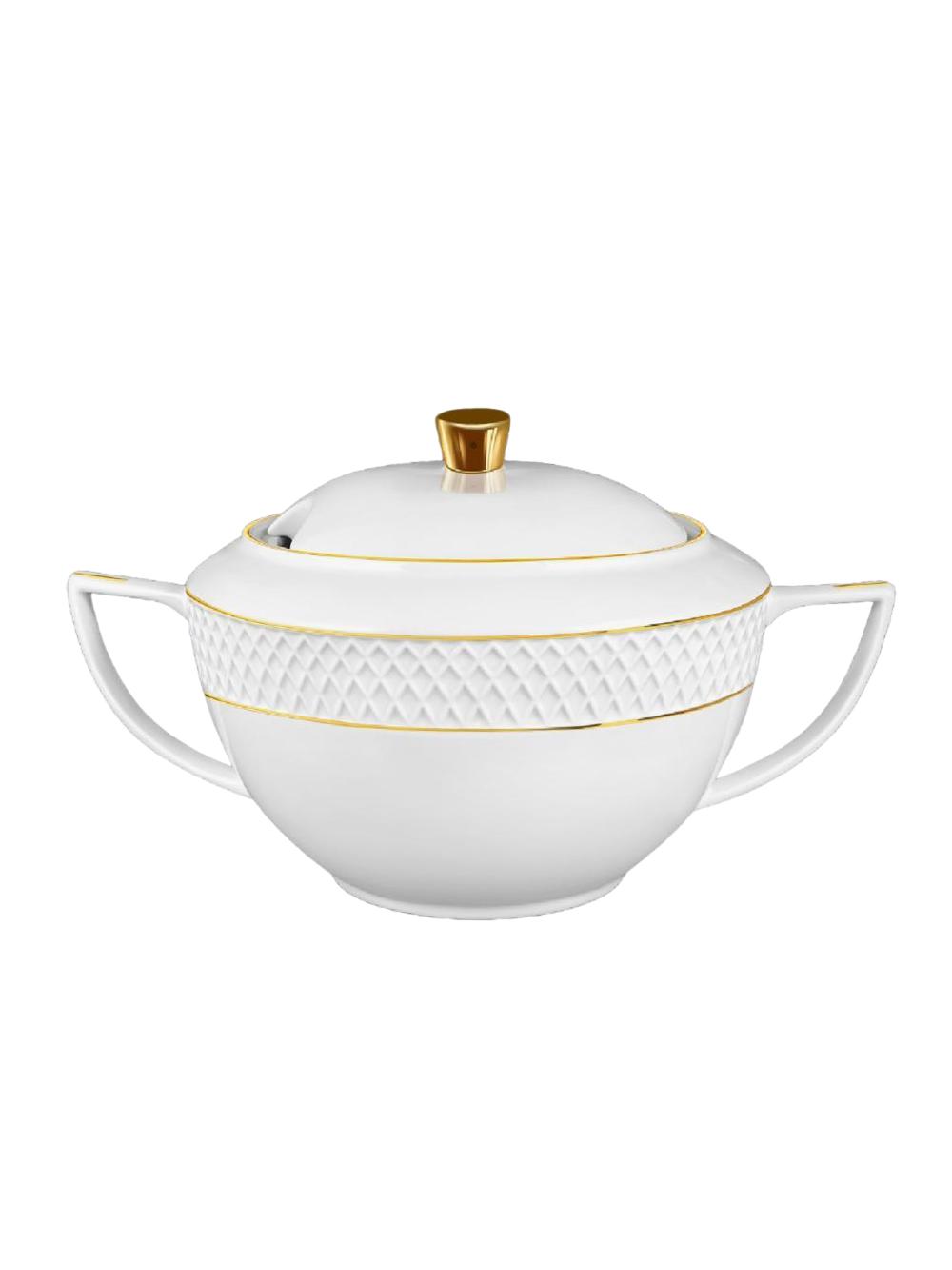 Sho'rva idishi tilla chiziqli 2800 ml WL‑880102511/A 1