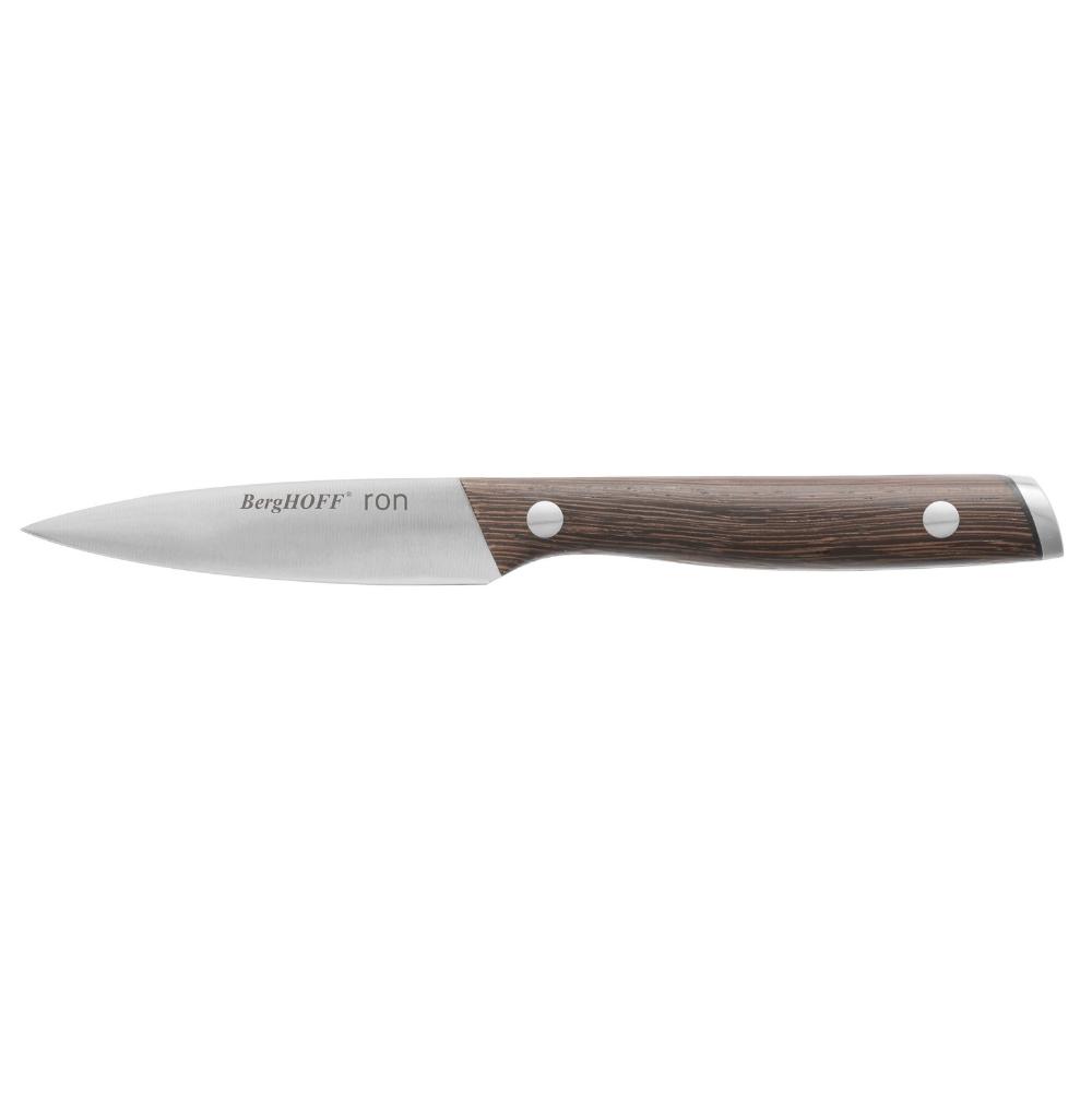 Нож BergHOFF Ron 3900103, для овощей, коричневый, нержавеющая сталь, мытье в посудомойке 3