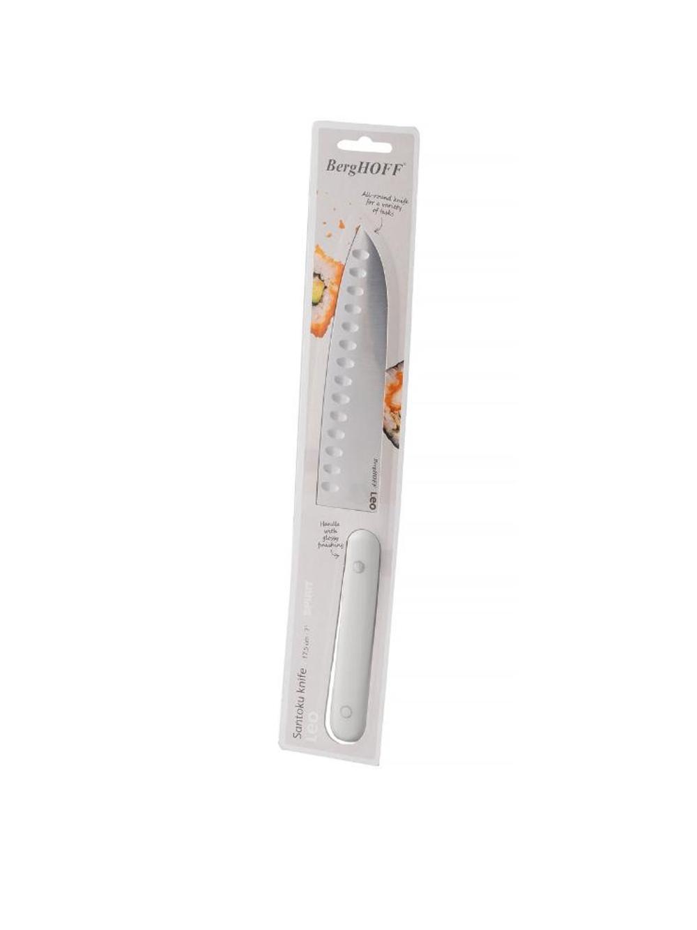 BergHOFF Spirit santoku pichog'i, zanglamaydigan po'lat, tig'ining kengligi 17 sm, oq 4