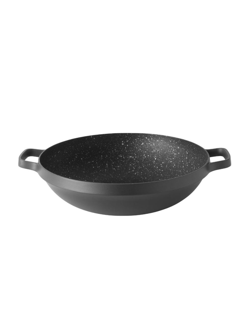 Вок BergHOFF 2307316 Gem, алюминий, антипригарное покрытие ferno green, черный, 32см 1