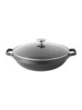 Вок BergHOFF 2307316 Gem, алюминий, антипригарное покрытие ferno green, черный, 32см 2