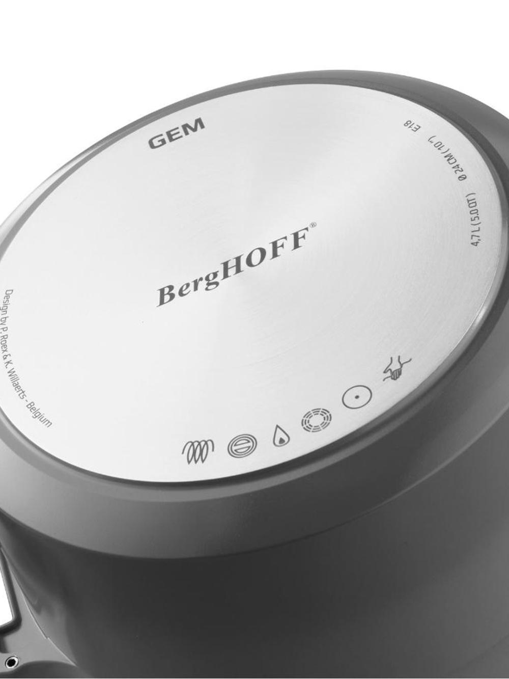 BergHOFF - Сотейник с крышкой 28 см, литой алюминий арт. 2307421 5