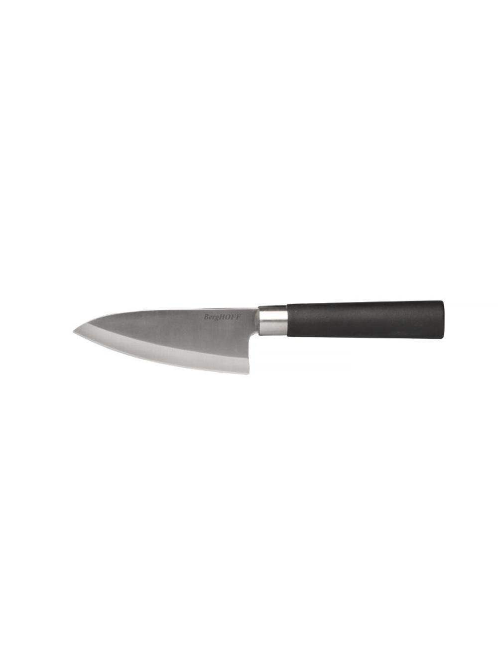 Кухонный нож BergHOFF "Сантоку", нержавеющая сталь, чёрный, длина лезвия 11 см 1