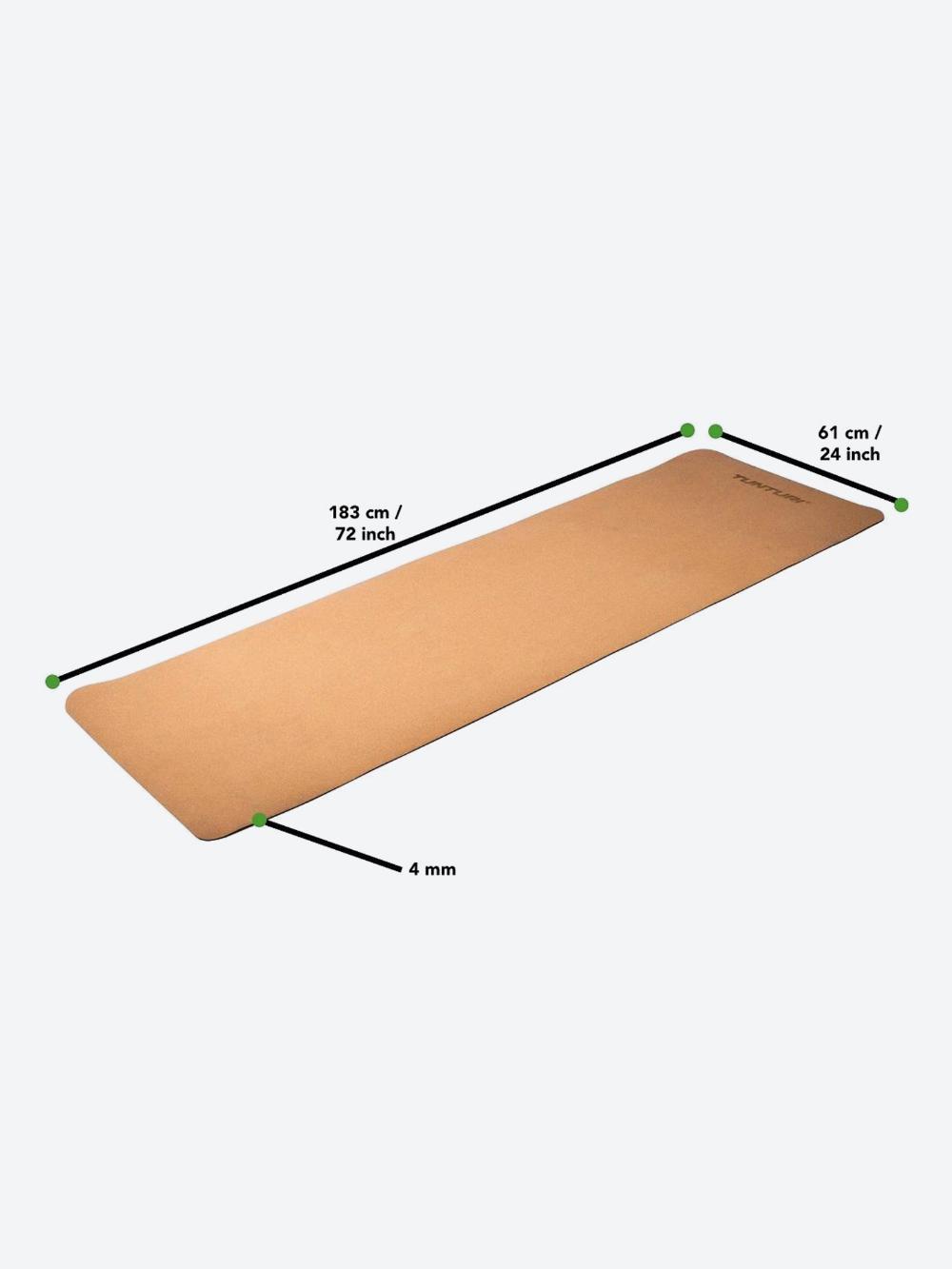 Tunturi yoga mat, elastik shnur bilan, 183 * 61 * 0.4 sm 2