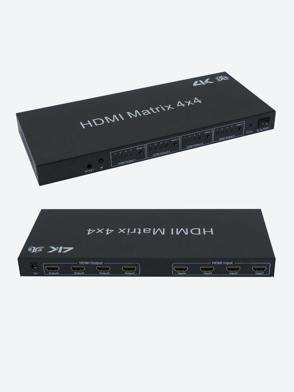 HDMI 4x4 Matrix kaliti 4 ta kirish - 4 ta chiqish, 4K 1