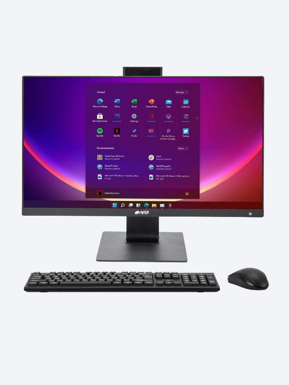 Monoblok AIO K6 23,8" Full HD LED (1920x1080) CPU Intel Core i3 - 10100, 3.6 GHz/ DDR4 8GB/ MB H510/ DVD-RW/ SSD 128GB 1