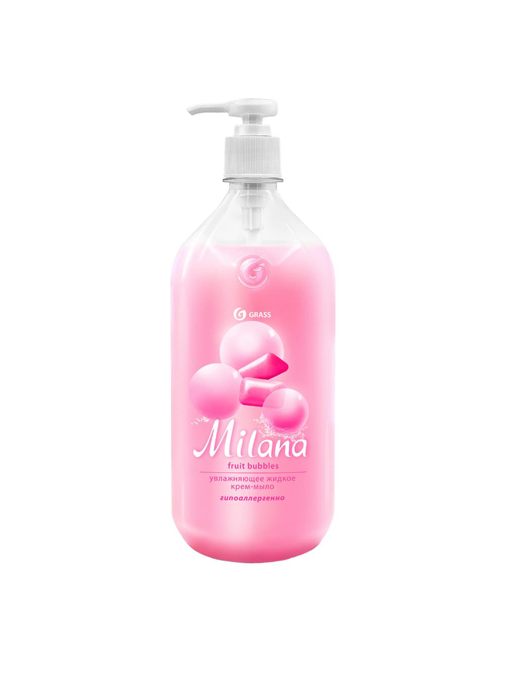 MILANA FRUIT BUBBLES - увлажняющее крем-мыло, 1000мл , GRASS, артикул 125312. 1