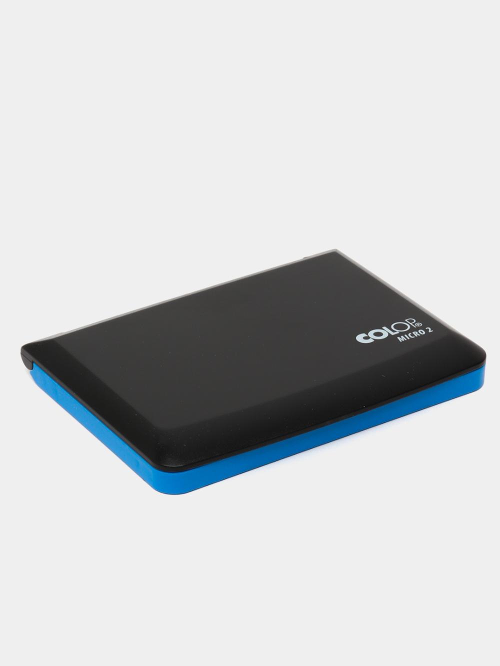 Подушка штемпельная Colop Micro 2, 70x110 мм, синяя, 109670 1