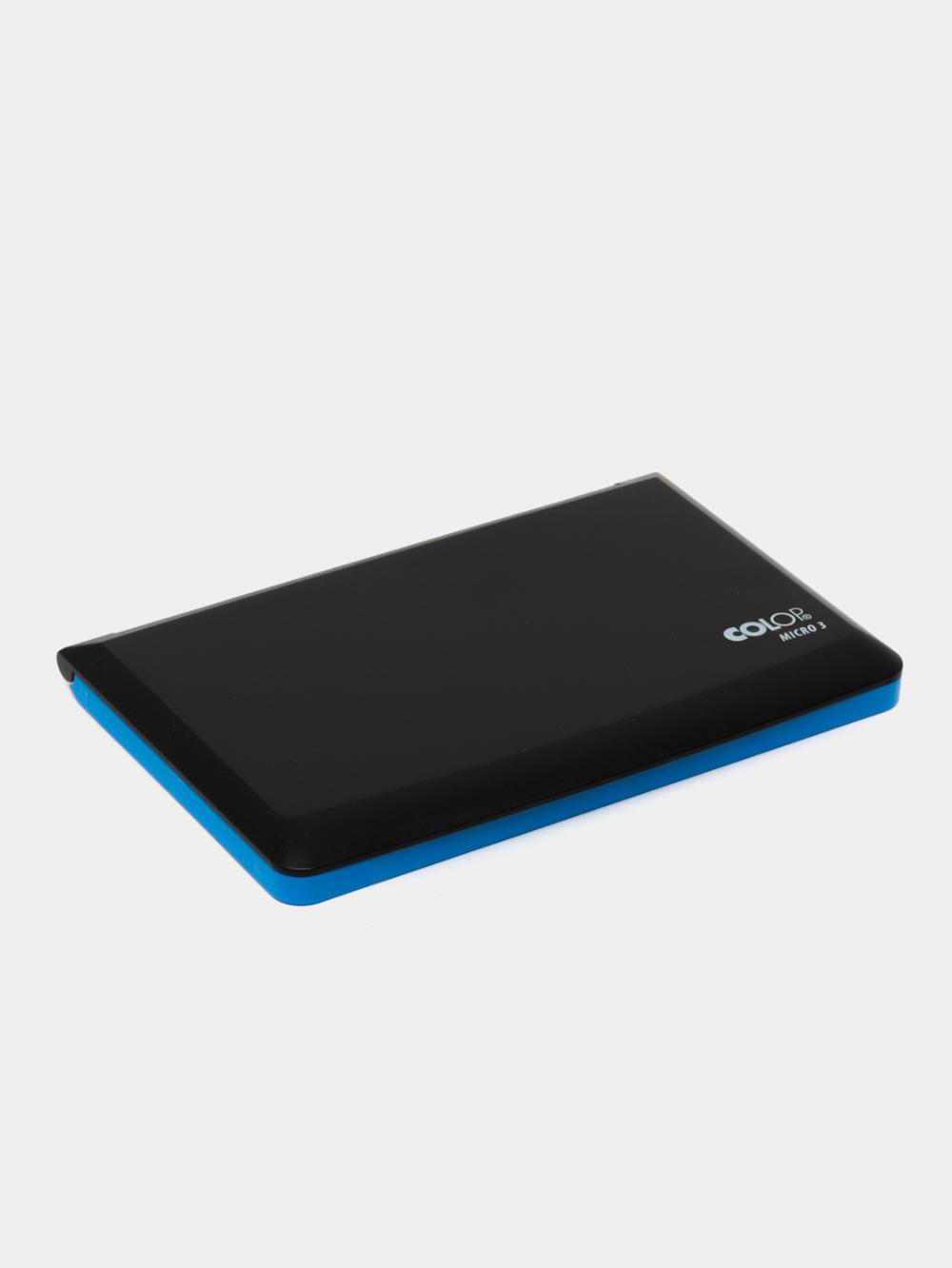 Подушка штемпельная Colop Micro 3, 90x160 мм, синяя, 109711 2
