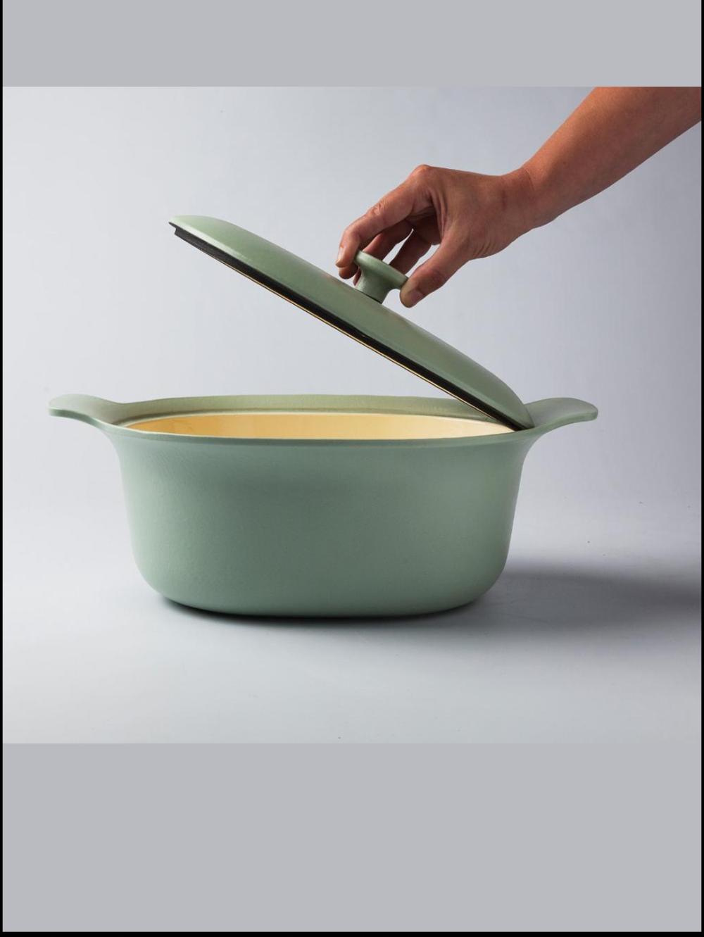 BergHOFF - Кастрюля с крышкой овальная чугун 28/22 cm арт. 3900044 5
