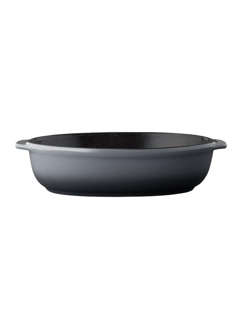 BergHOFF Gem 1697002 pishirish qolipi, oval, keramika, kulrang, 3 l, 33.5 sm x 24.5 sm 4