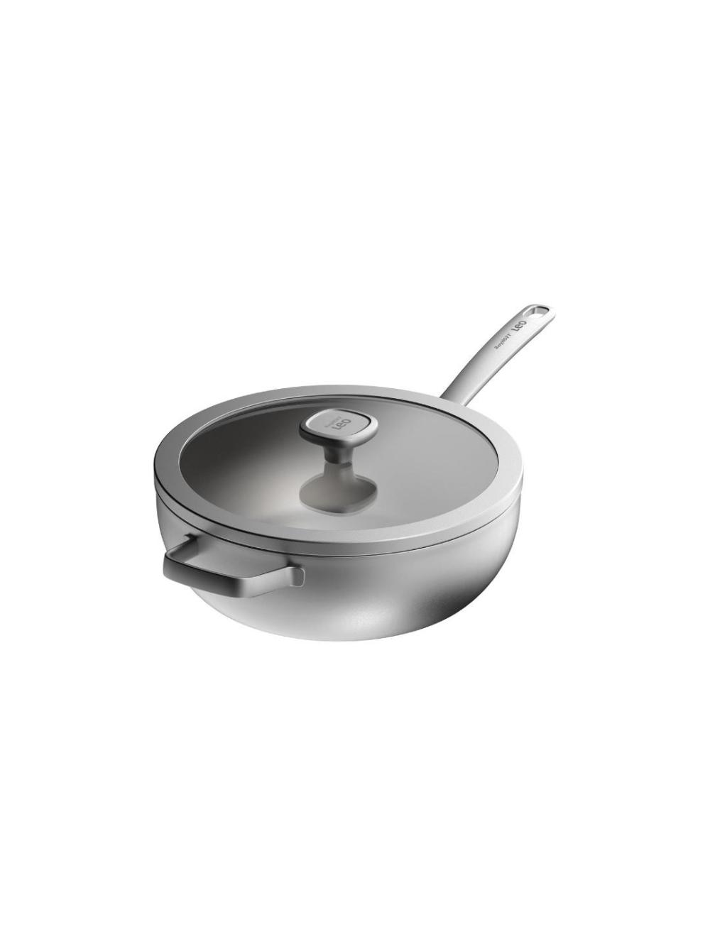 BergHOFF - Qopqoqli vok-tova Leo Graphite 28 sm zang.po'lat art. 3950496 1