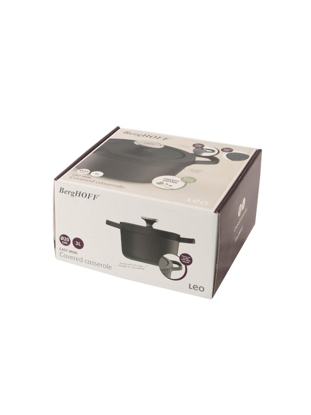 BergHOFF - Кастрюля с крышкой Berghoff Leo Graphite 3 л 3950617 3