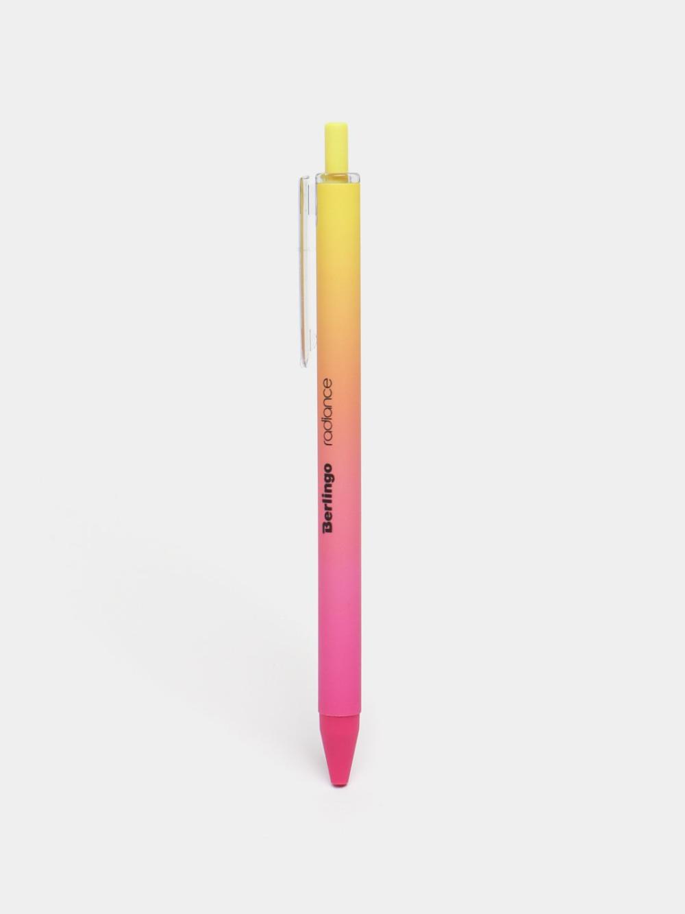 Avtomatik sharikli ruchka Berlingo "Radiance", 0.7 mm, koʻk, korpusi assorti, CBm_07752 3