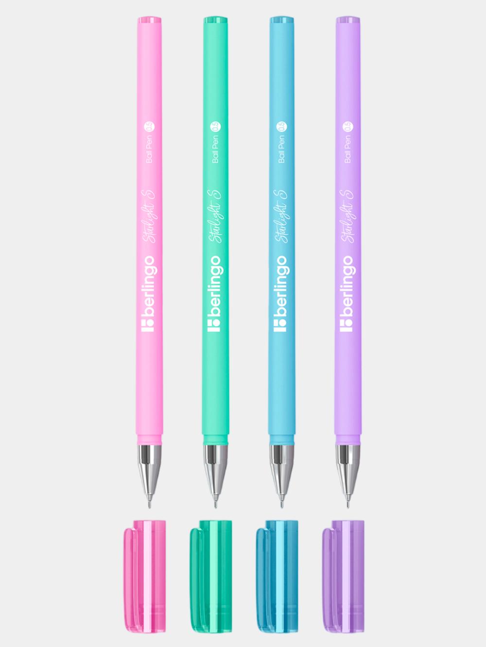 Sharikli ruchka Berlingo "Starlight S", 0.5 mm, koʻk, korpusi assorti pastel, CBp_05255 1