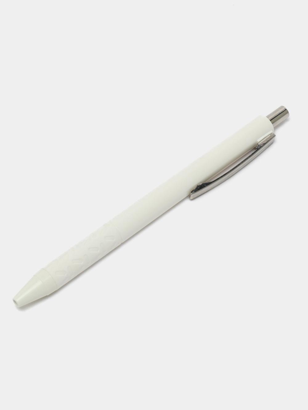 Sharikli ruchka Signetta, 0.7 mm, koʻk siyohli, oq korpusli, Linc 4019wt 1