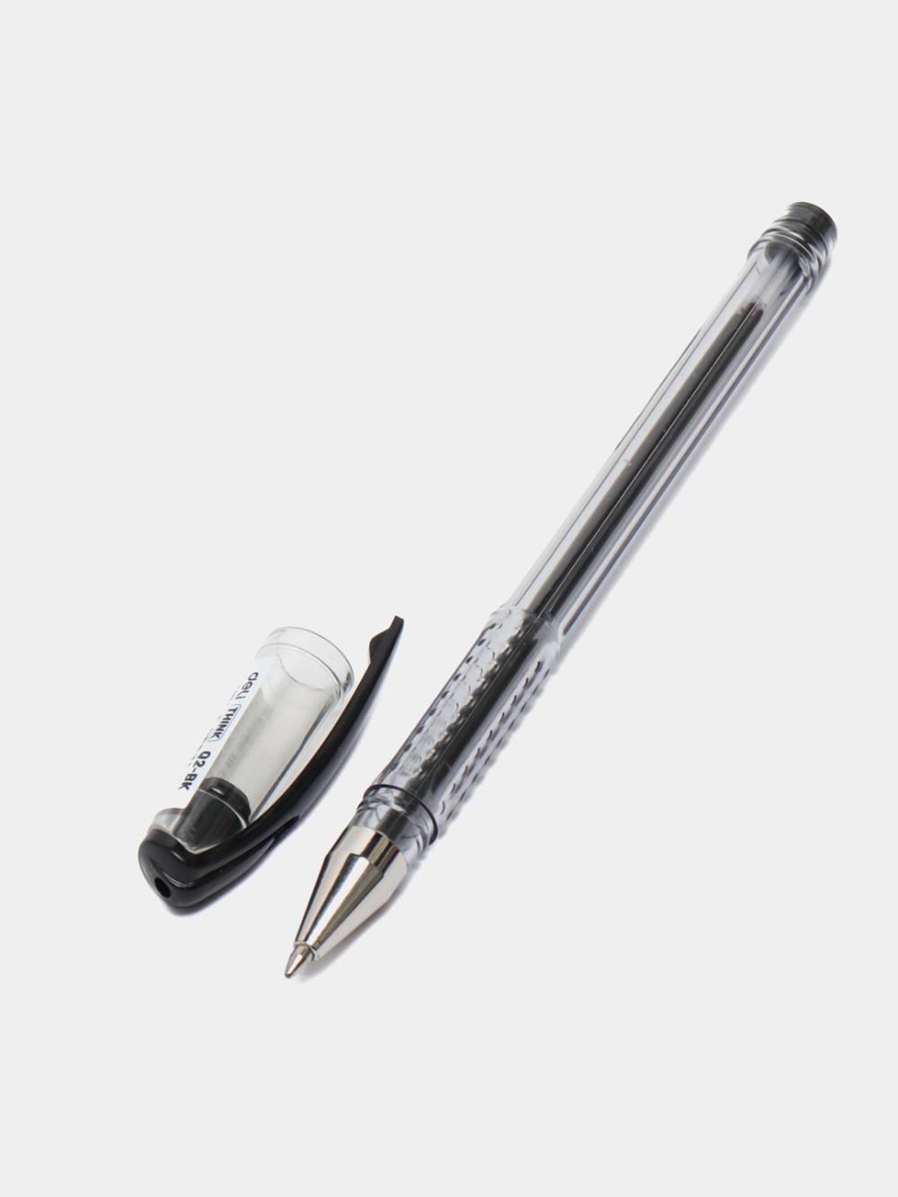 Sharikli ruchka EQ2-BK, 0.7 mm, qora, Deli 2-EQ-BK 3