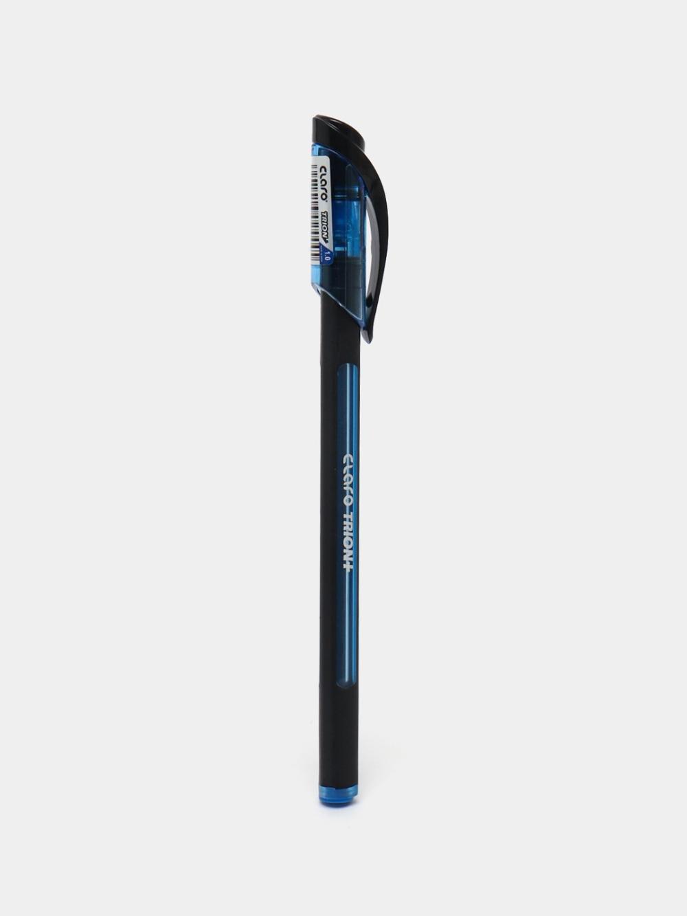 Sharikli ruchka Trion+, 1.0 mm, koʻk siyohli, qora korpusli, Claro 540-TON-bl 1