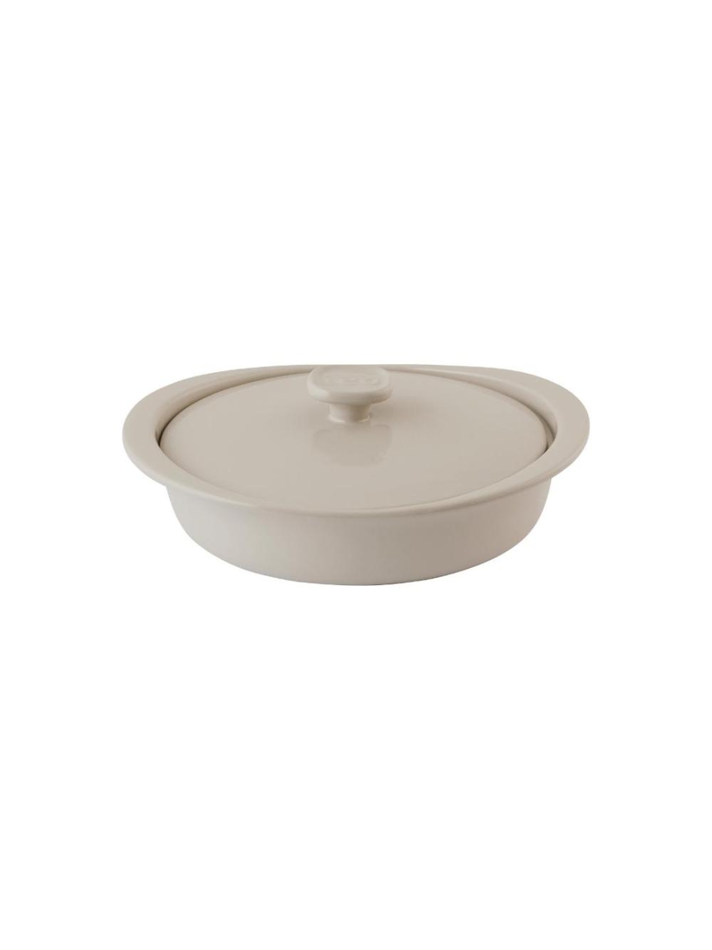 Форма BergHOFF Balance 3950511, керамика, круглая, использование в духовке, 2,4л, серая 1