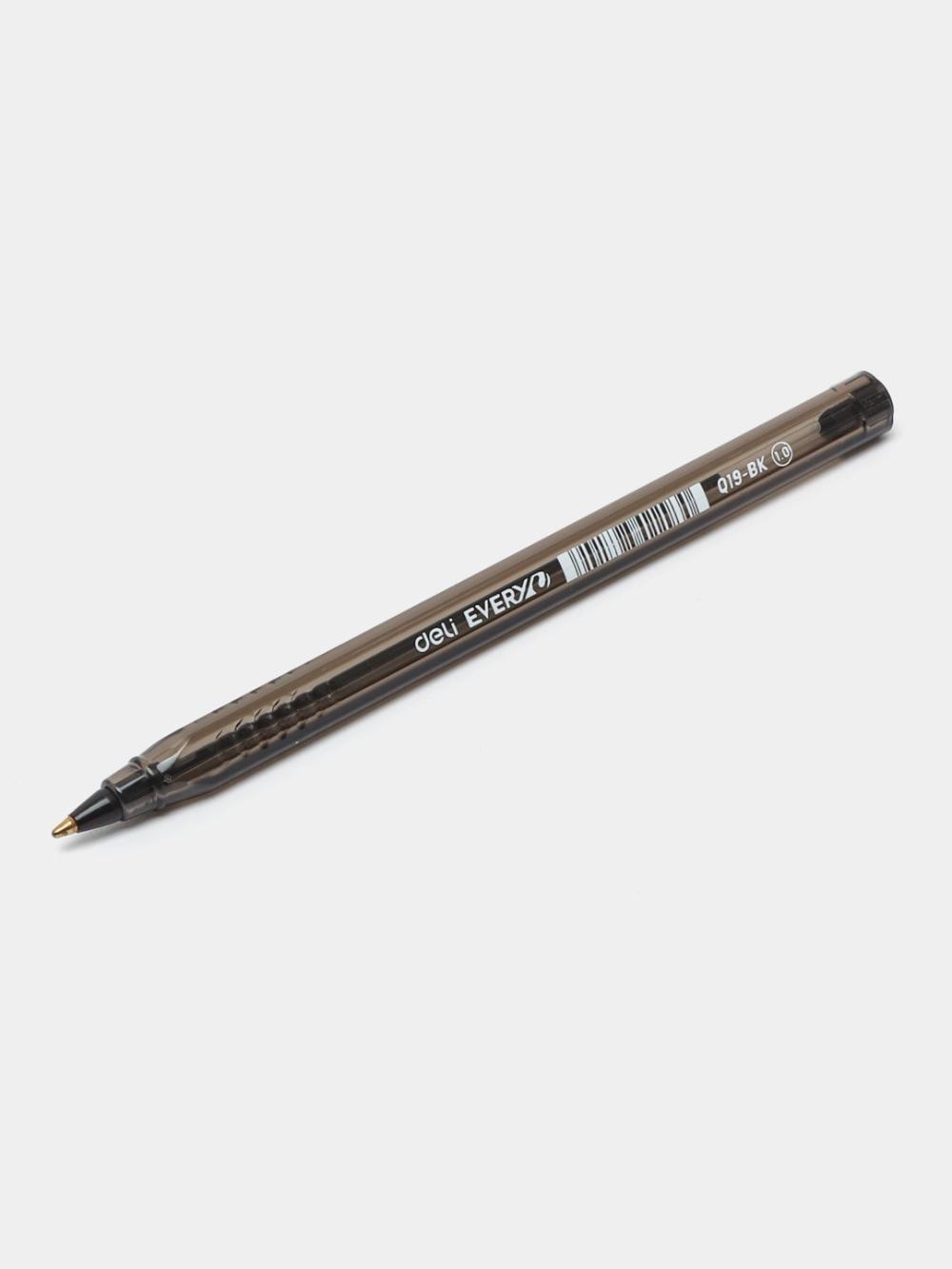 Ручка шариковая, 1.0 мм, черная, EQ19-BK, Deli 19-BK-EQ 3