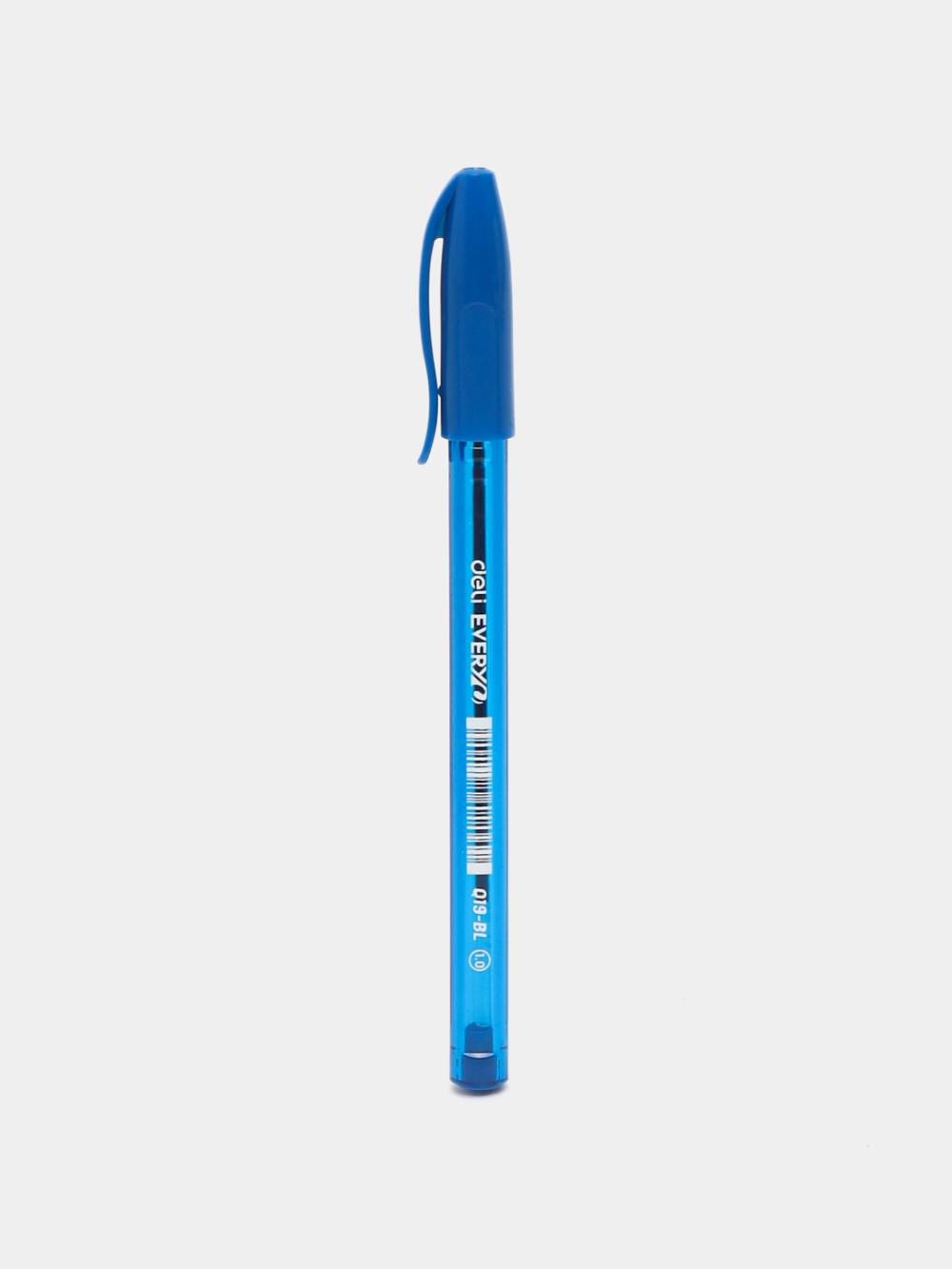 Ручка шариковая, 1.0 мм, синяя, EQ19-BL, Deli 19-BL-EQ 1