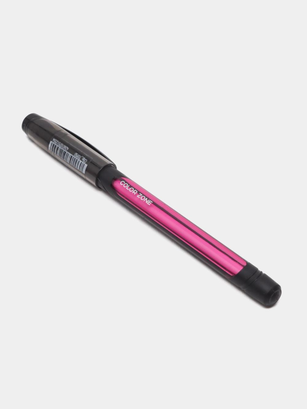 Ручка шариковая Berlingo "Color Zone stick", 0.7 мм, синяя, прорезиненный корпус, ассорти, CBp_70950 3