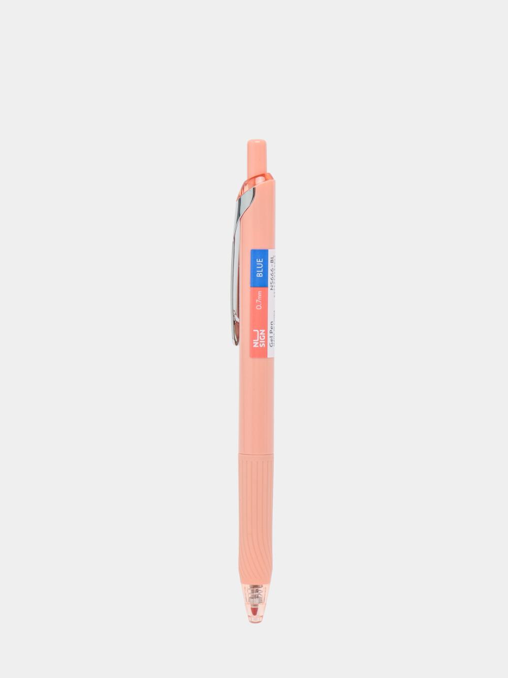 Gelli ruchka, 0.7 mm, koʻk, NS666-BL, Deli 666-NS-BL 2