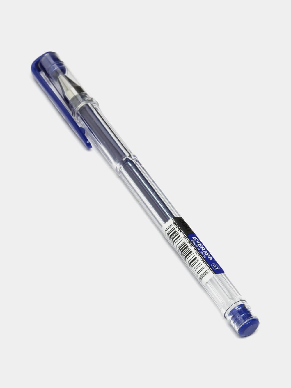 Ручка гелевая, 0.7 мм, синяя, EG82-BL, Deli 82-BL-EG 3