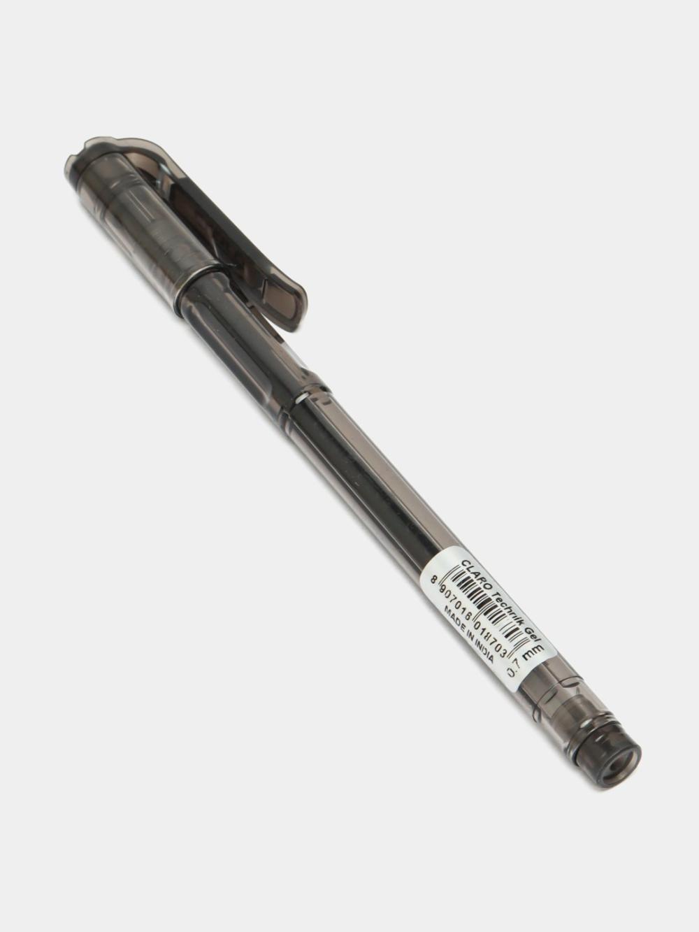 Ручка гелевая Technik Gel, 0.7 мм, черная, Claro TechnikGel-bk 2