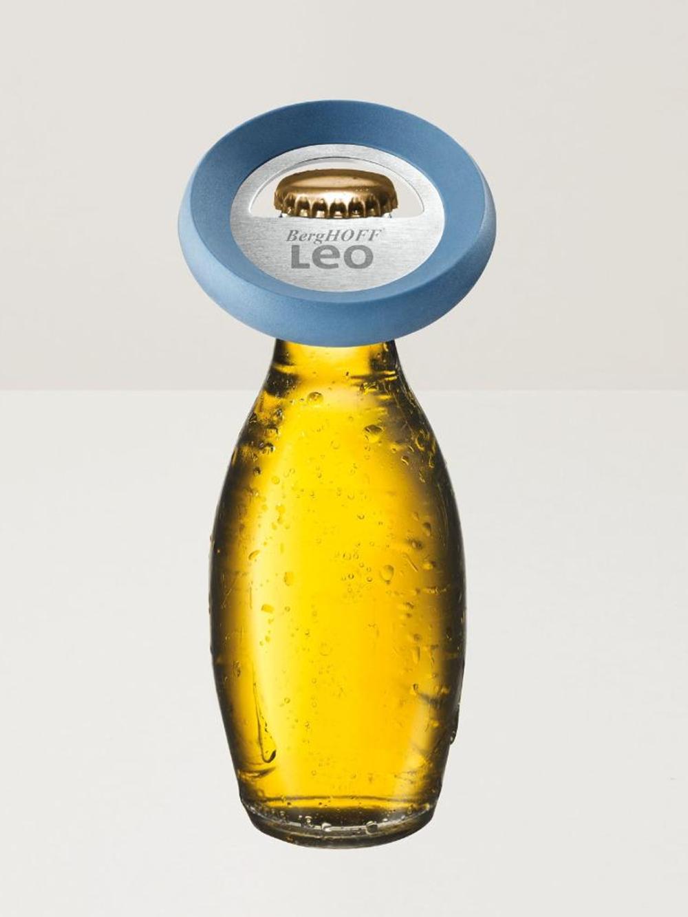 Открывашка BergHOFF "Leo", нержавеющая сталь, голубая, эргономичная ручка 3