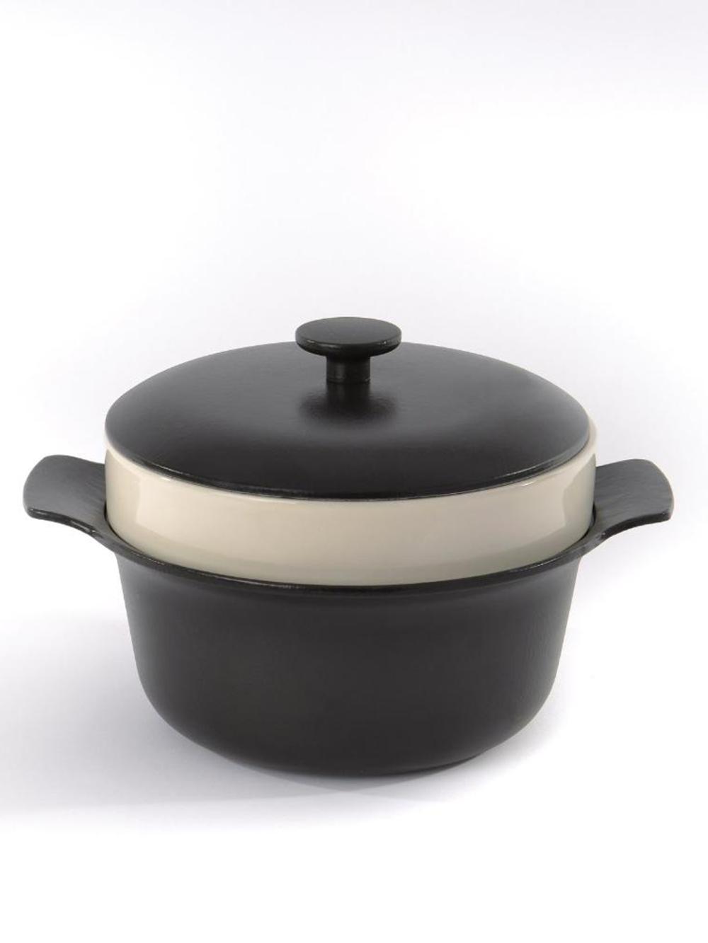 Вставка-пароварка BergHOFF Ron 3900051, керамика, белая, диаметр верха 24 см 6